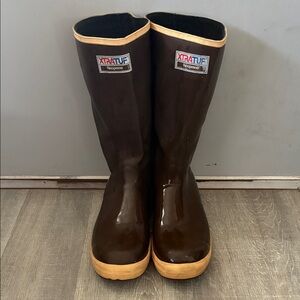 XTRATUF Brown Neoprene Boots Size 12